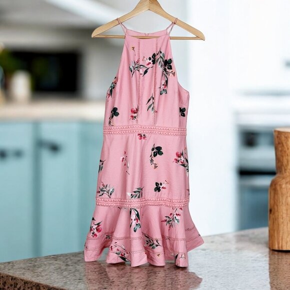 NWT Keepsake Flare Mini Dress Dusty Pink - Picture 2 of 4